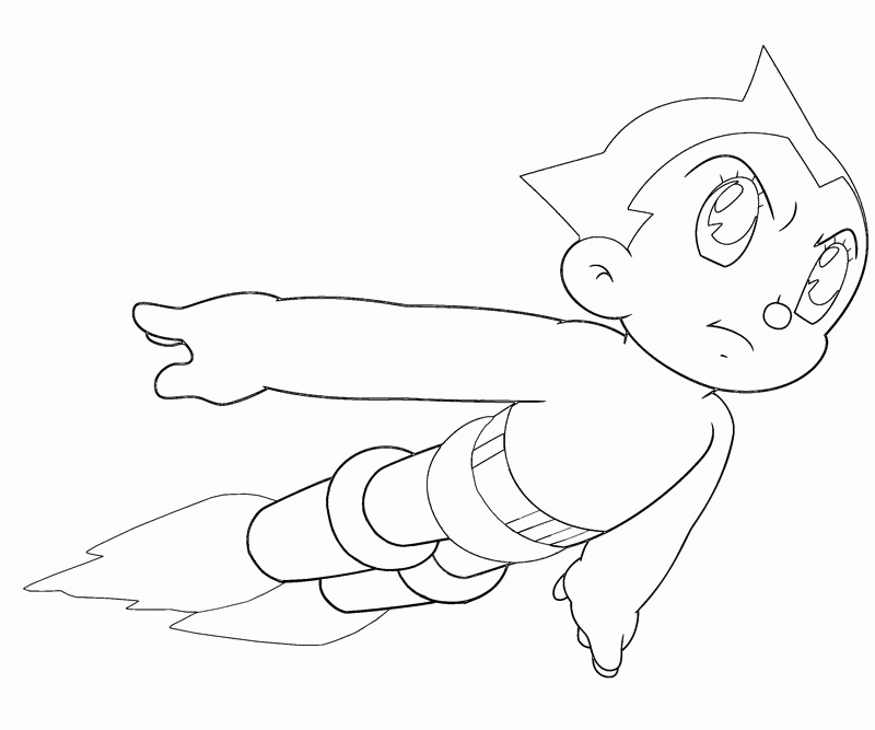 Astro Boy Coloring Pages Books 100 FREE And Printable 