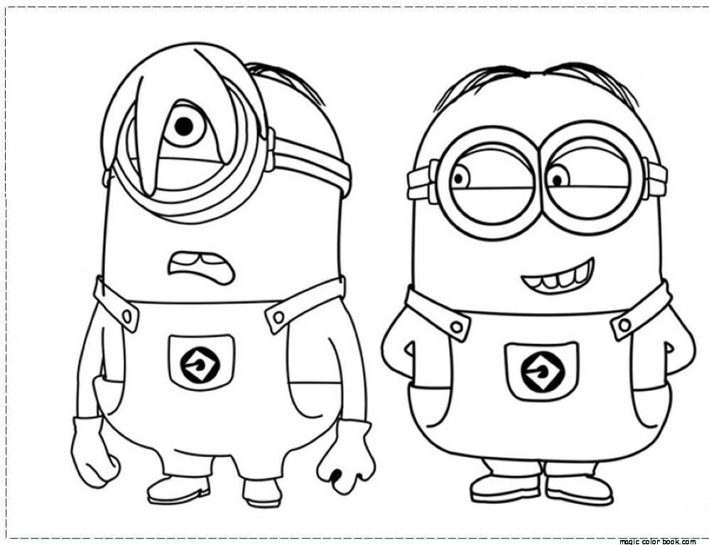 Minions e bananas - Retornar à infância - Coloring Pages for Adults