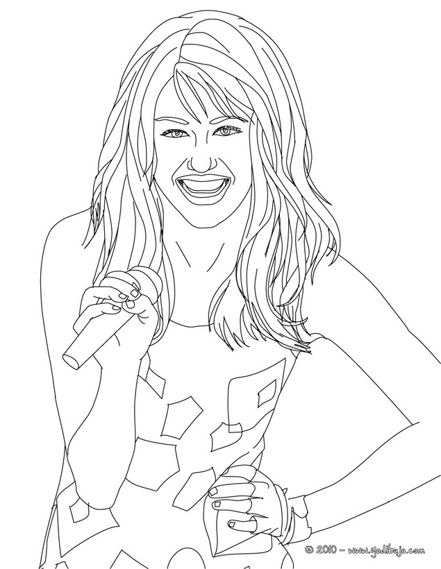 Celebrity Coloring Pages