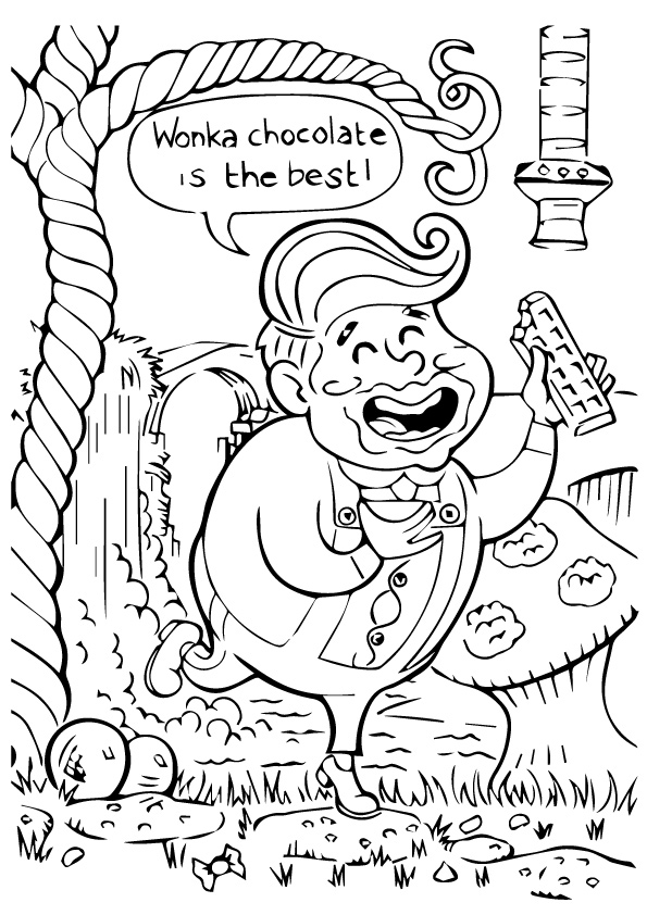 charlie and the chocolate factory coloring pages (Updated 2023)