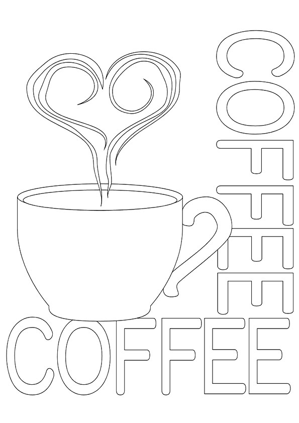 Coffee: Coloring Pages & Books - 100% FREE and printable!