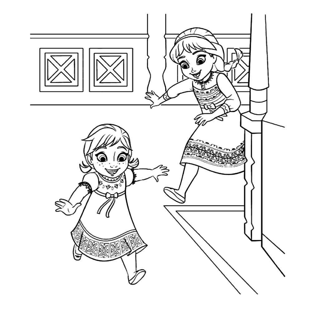 Frozen Elsa Anna Coloring Pages Books 100 Free And Printable