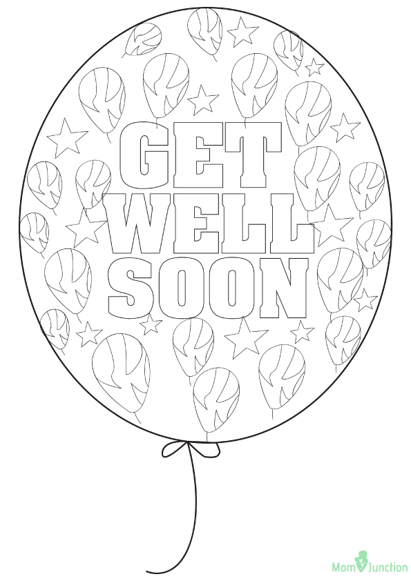 Get Well Soon: Coloring Pages & Books - 100% FREE and printable!