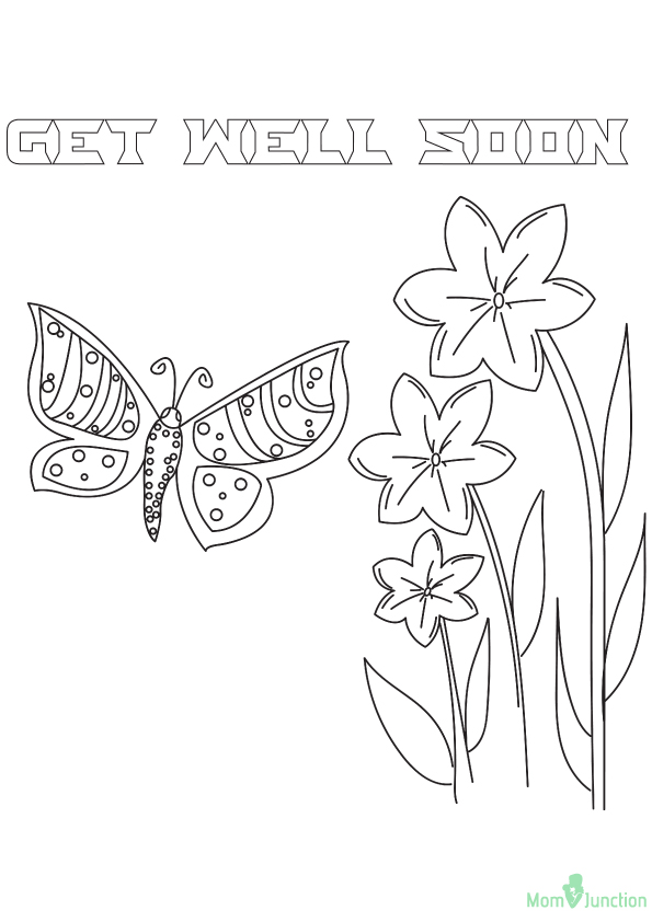 940 Cartoon Get Well Soon Grandma Coloring Pages 