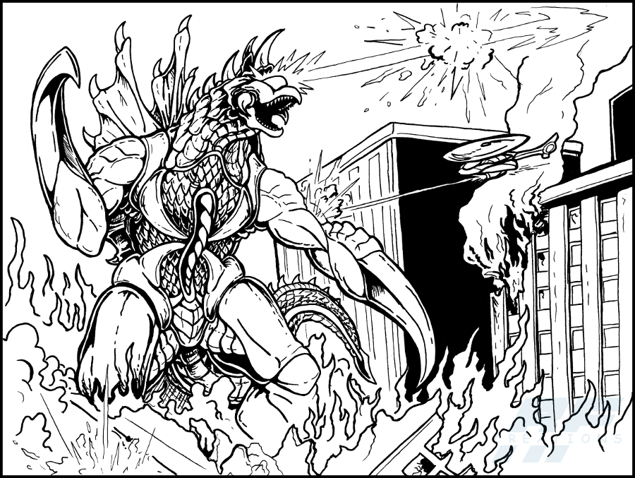 36+ Godzilla Coloring Pages 2021