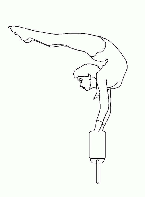 Gymnastics Coloring Pages Books 100 FREE And Printable 