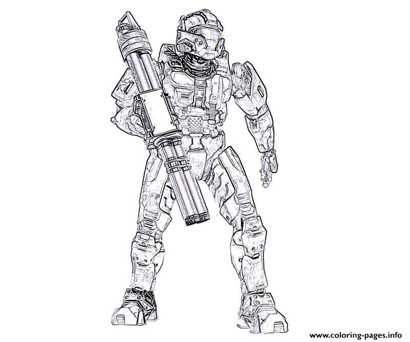 halo game coloring pages