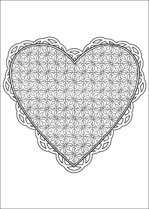 Heart: Coloring Pages & Books - 100% FREE and printable!