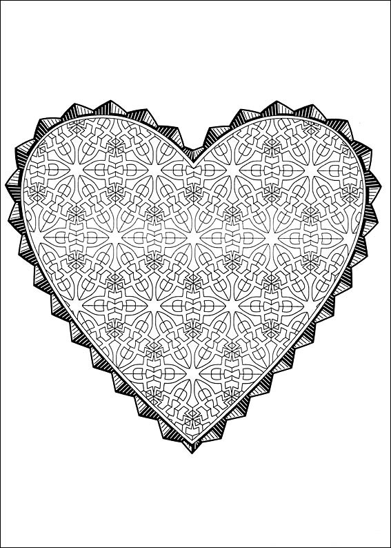 Heart: Coloring Pages & Books - 100% FREE and printable!