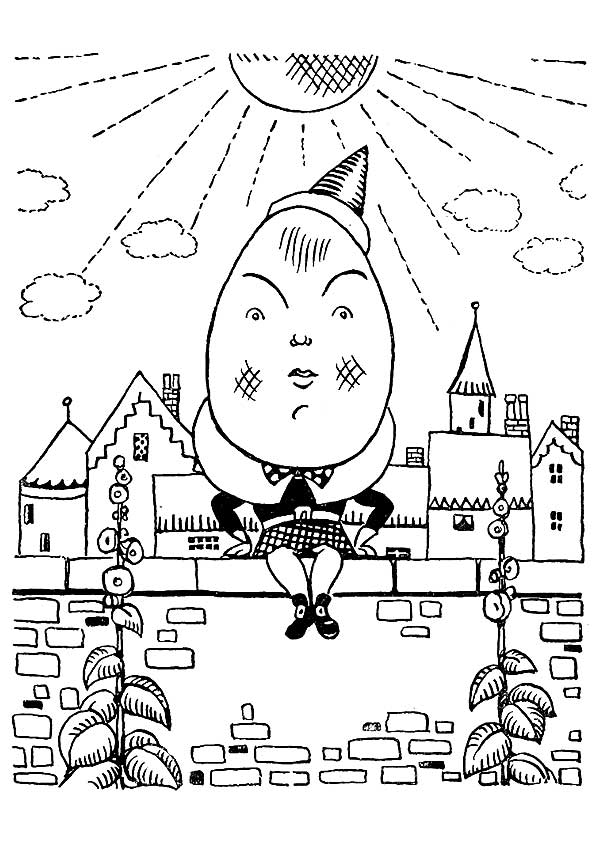 Humpty Dumpty: Coloring Pages & Books - 100% FREE and printable!