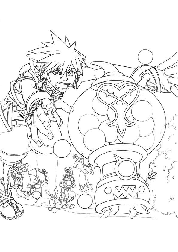 kingdom hearts coloring pages books 100 free and