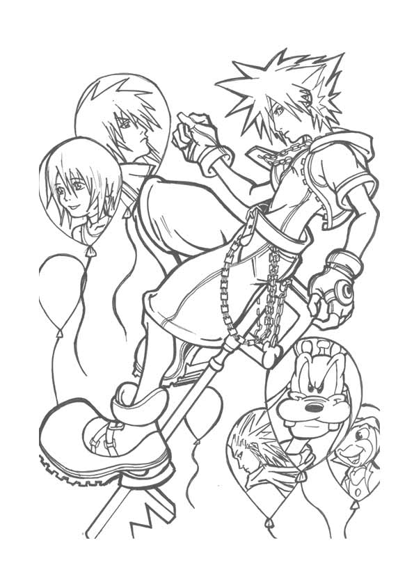 Kingdom Hearts: Coloring Pages & Books - 100% FREE and printable!