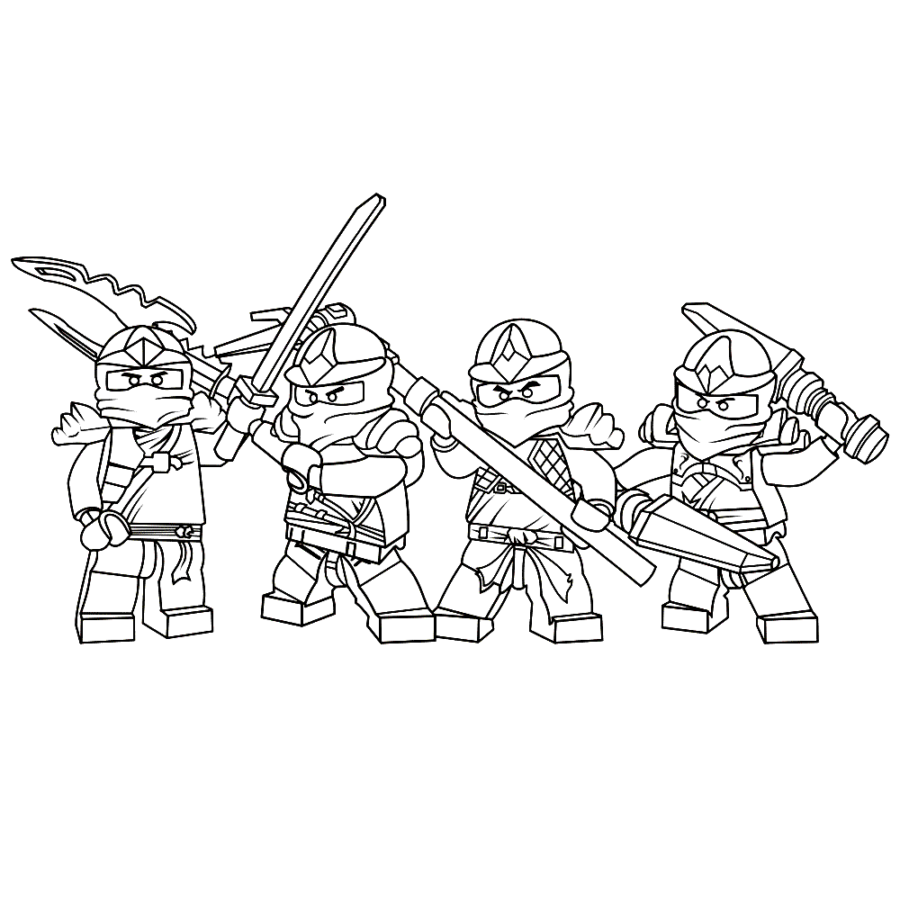 Lego Ninjago: Coloring Pages & Books - 100% FREE and printable!