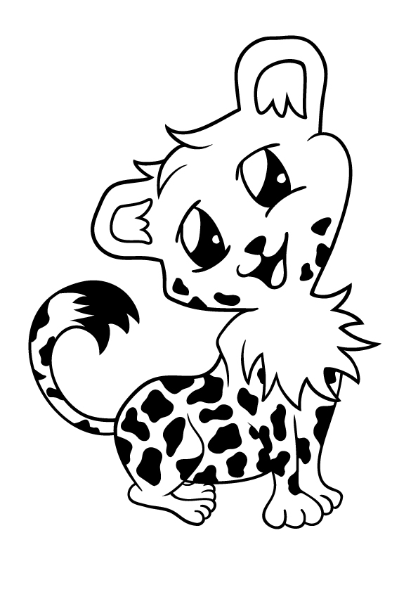 cheetah ausmalbilder