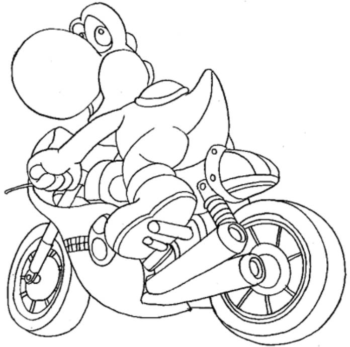 Mario Kart Coloring Pages Books 100 Free And Printable