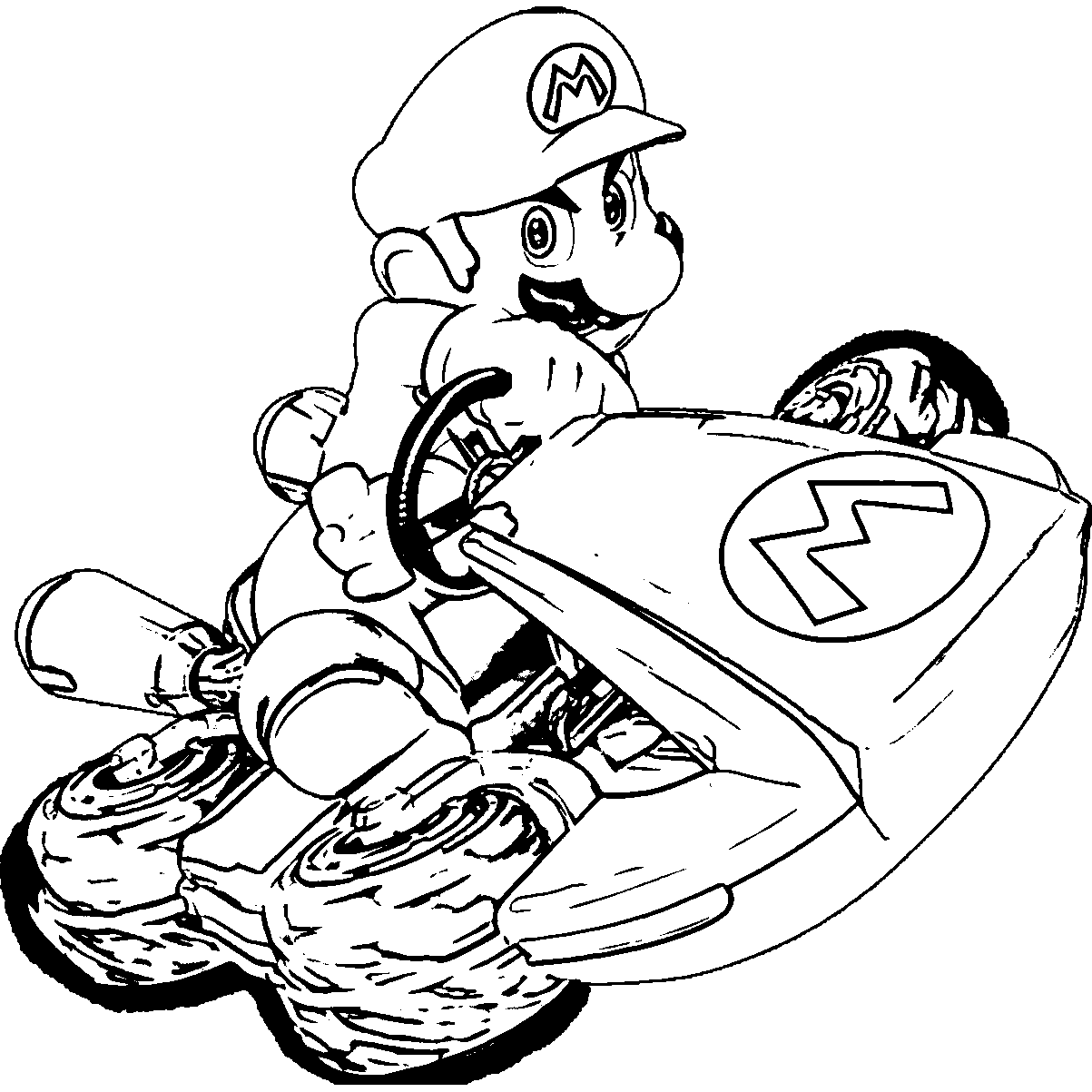 Download Mario Kart: Coloring Pages & Books - 100% FREE and printable!