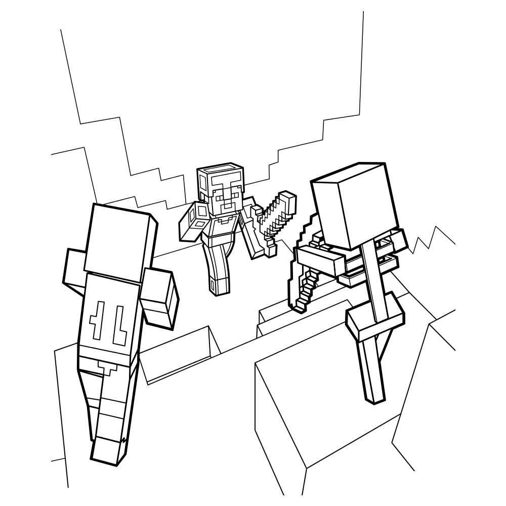 Download Minecraft: Coloring Pages & Books - 100% FREE and printable!