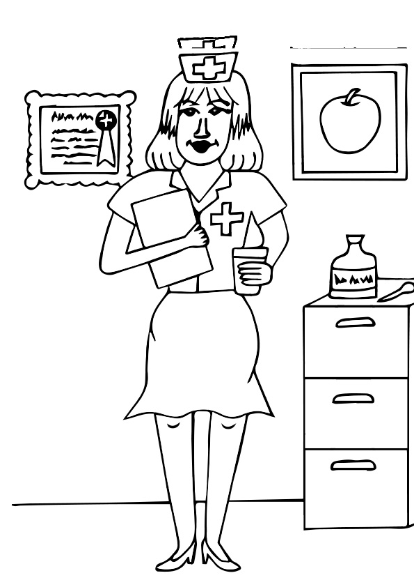 Nurse Coloring Pages & Books 100 FREE and printable!