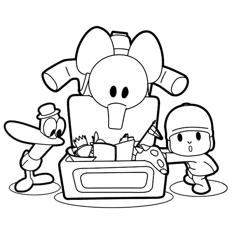 Pocoyo: Coloring Pages & Books - 100% FREE and printable!