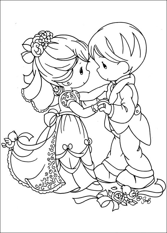 free coloring pages of precious moments