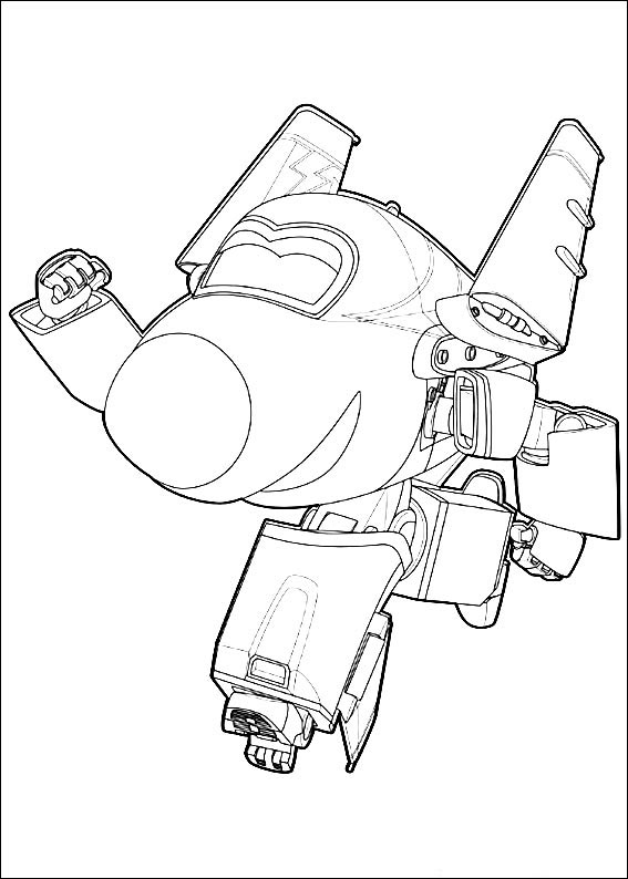 Super Wings Coloring Pages Books 100 Free And Printable