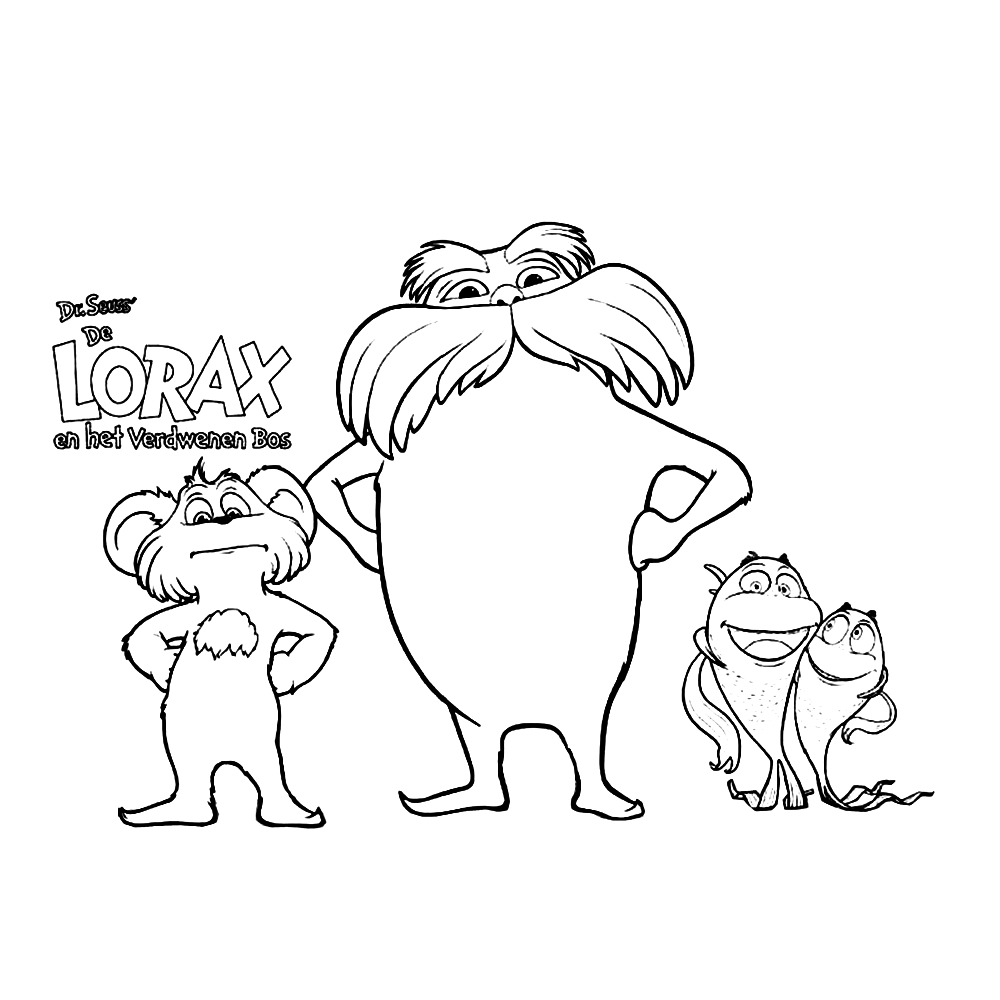 The Lorax Coloring Pages & Books 100 FREE and printable!