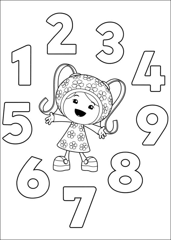 Coloring Pages Of Team Umizoomi