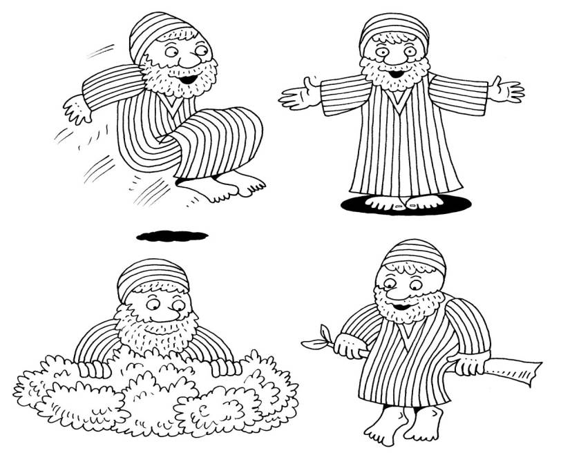 Download Zacchaeus: Coloring Pages & Books - 100% FREE and printable!