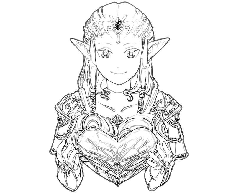 Zelda Coloring Pages Printable for Free Download