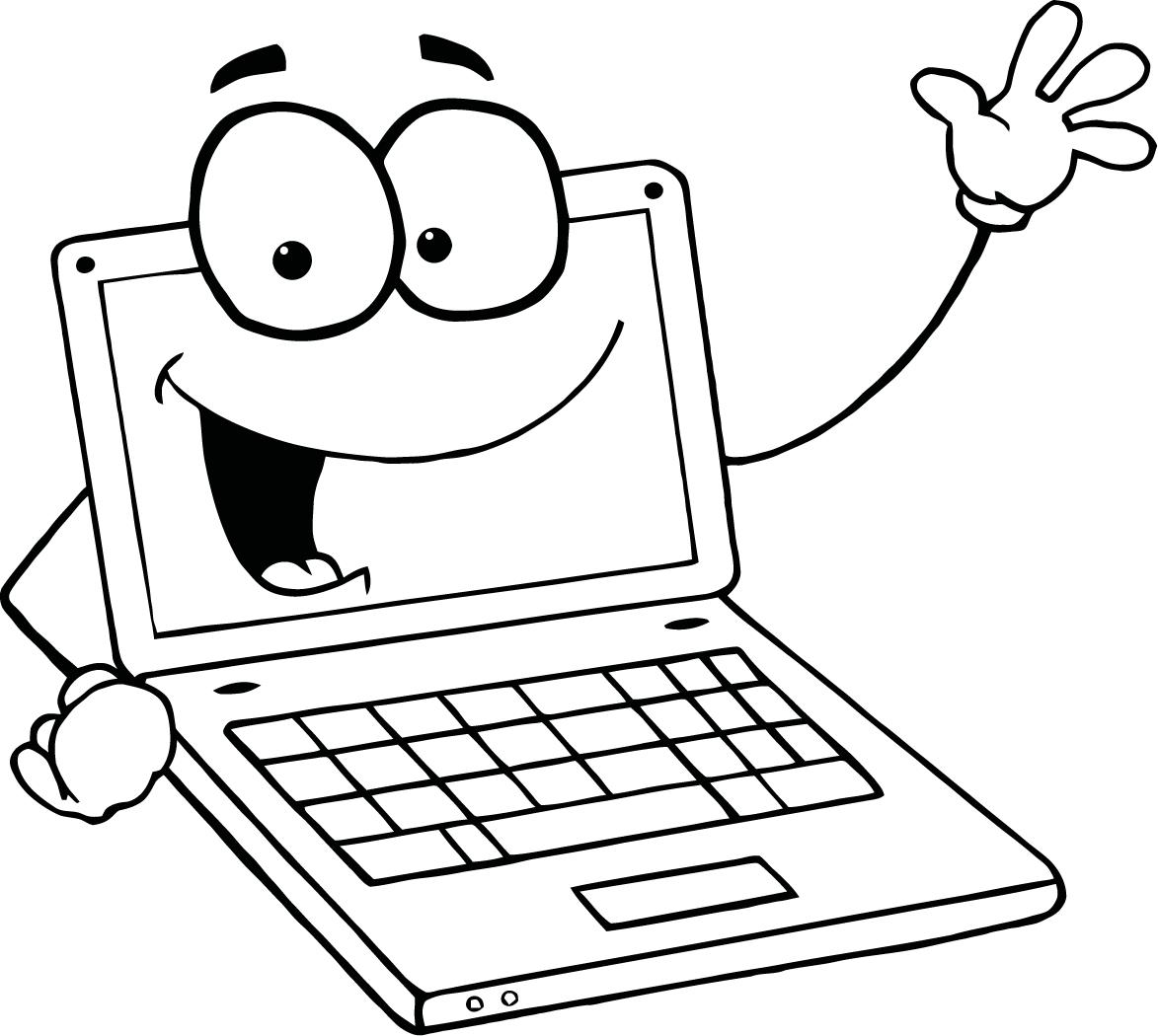 computer coloring pages for kids printable