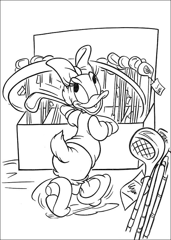 Daisy Duck Coloring Pages Books 100 Free And Printable