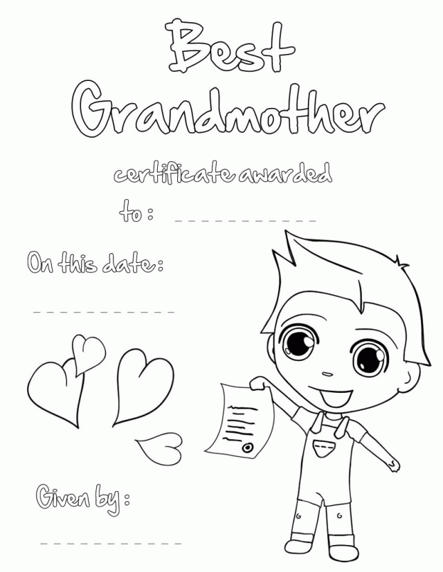 Grandma & Grandpa: Coloring Pages & Books - 100% FREE and printable!