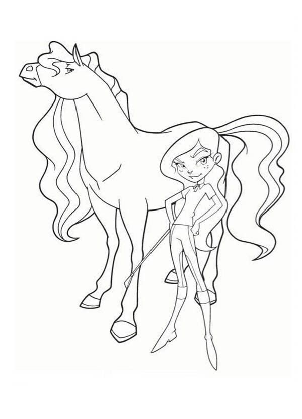 Horseland Sunburst Coloring Pages Coloring Pages