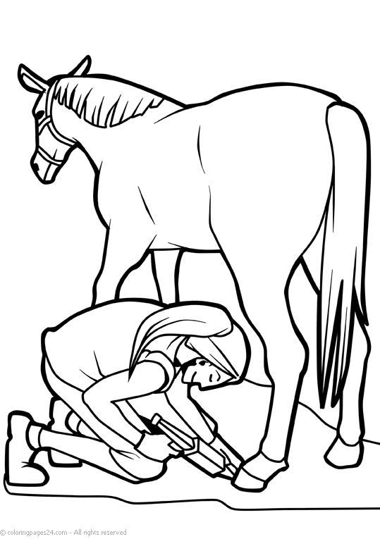 Horses: Coloring Pages & Books - 100% FREE and printable!