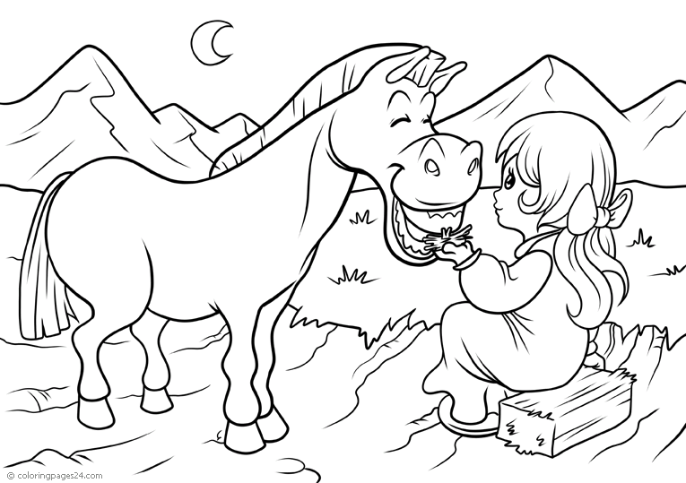 horses coloring pages books 100 free and printable