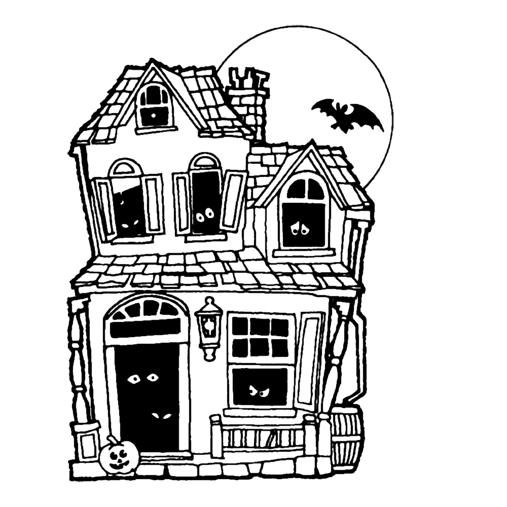 Monster House Coloring Pages - Blog Wurld Home Design Info