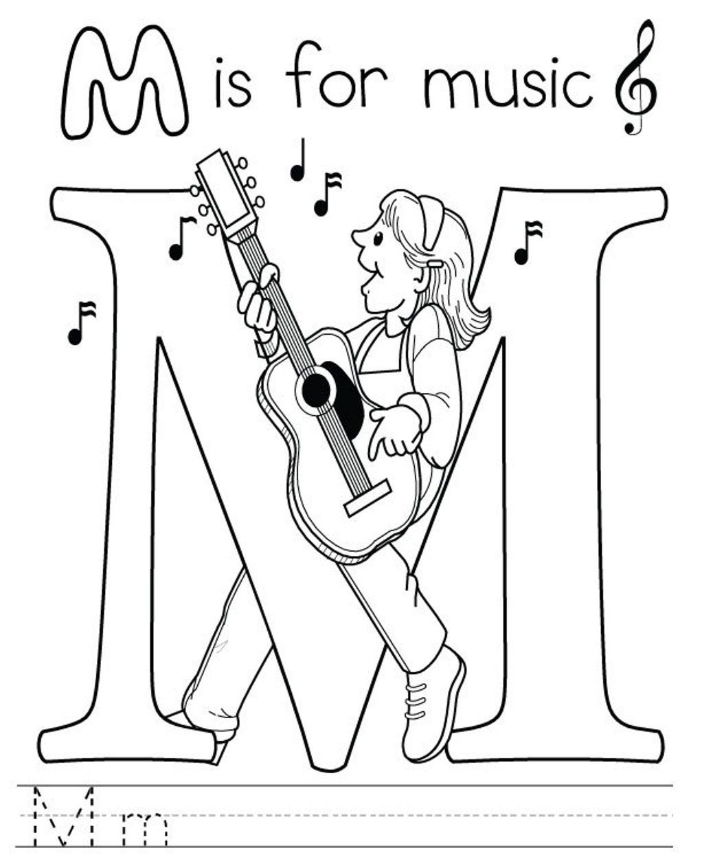 Music Coloring Pages Books 100 FREE And Printable 