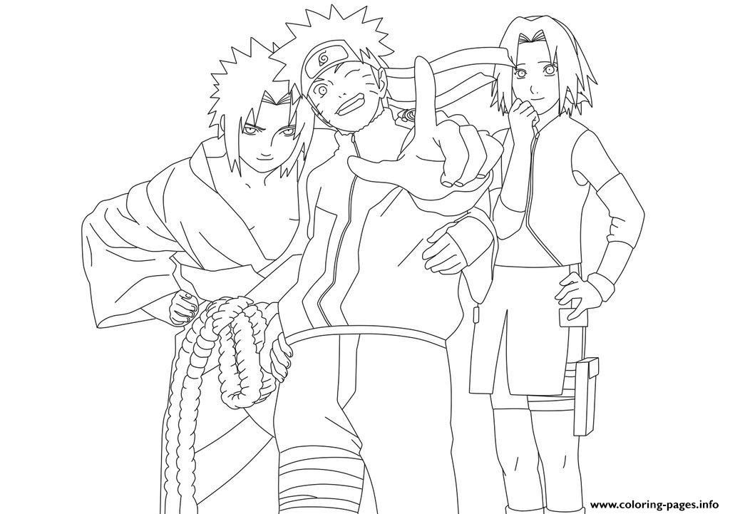 Sasuke Coloring Sheets - Free Printable Coloring Pages