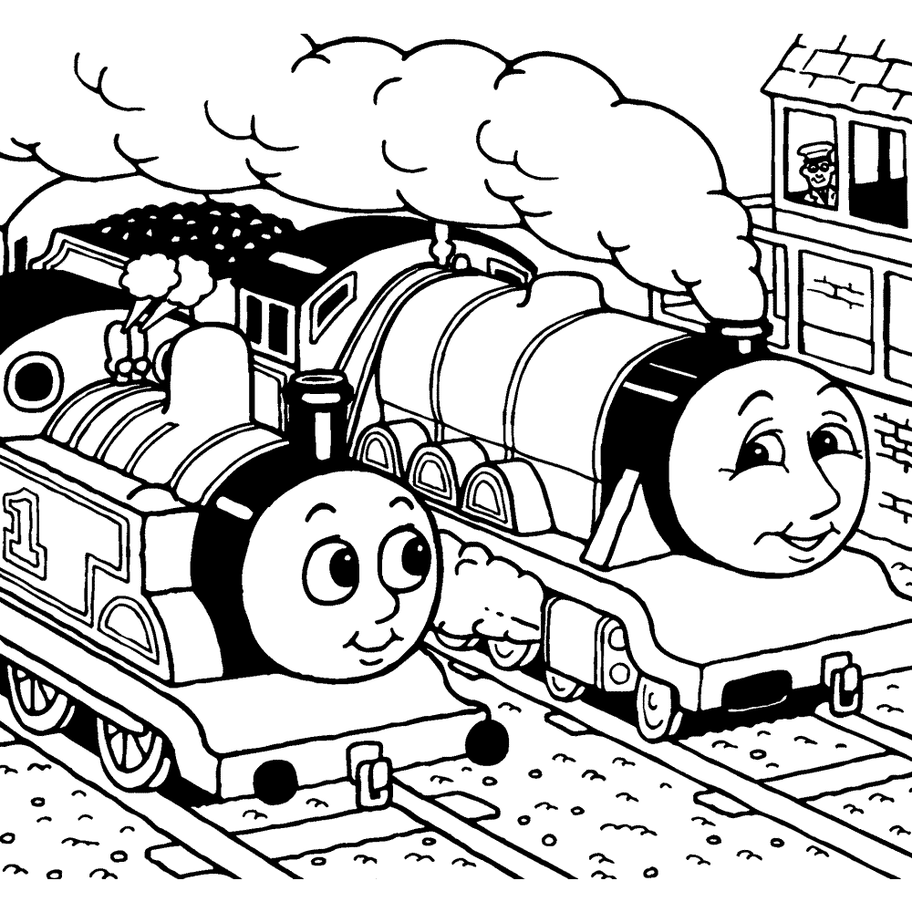 Thomas Gordon Train Coloring Page Coloring Pages