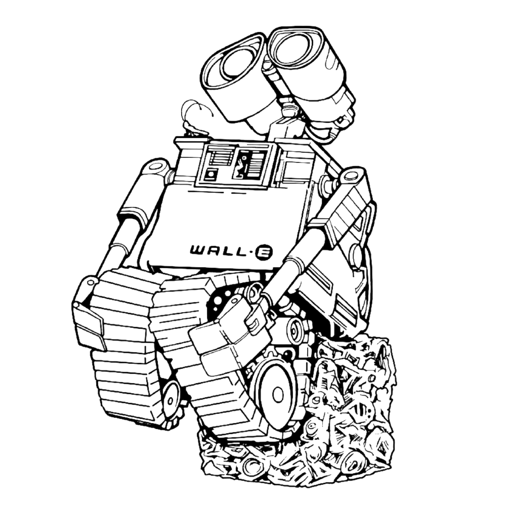 WALL E Coloring Pages Books 100 FREE And Printable 